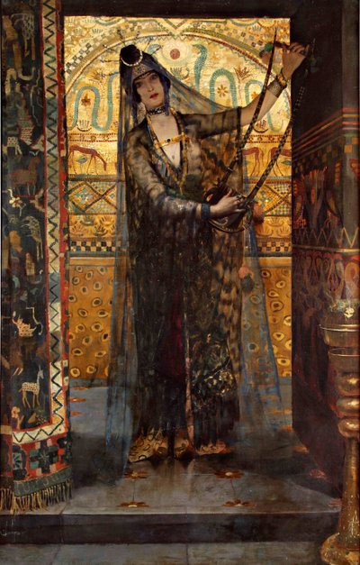 Salammbo, 1886. by Georges Antoine Rochegrosse