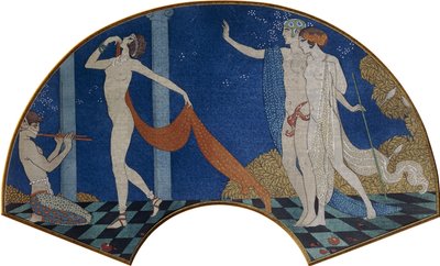 Terasta dans eden figürler by Georges Barbier