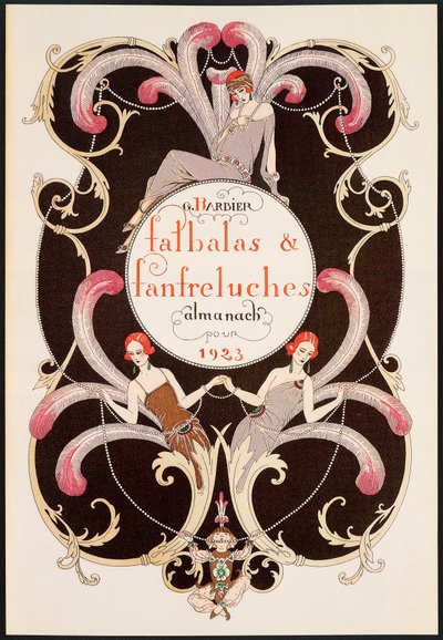 Falbalas et Franfreluches, moda almanak by Georges Barbier