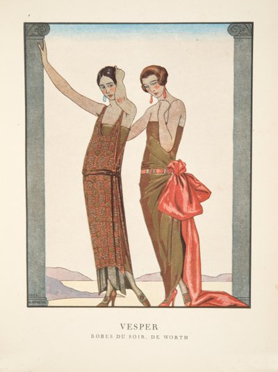 Vesper, Moda Tabak Koleksiyonundan by Georges Barbier