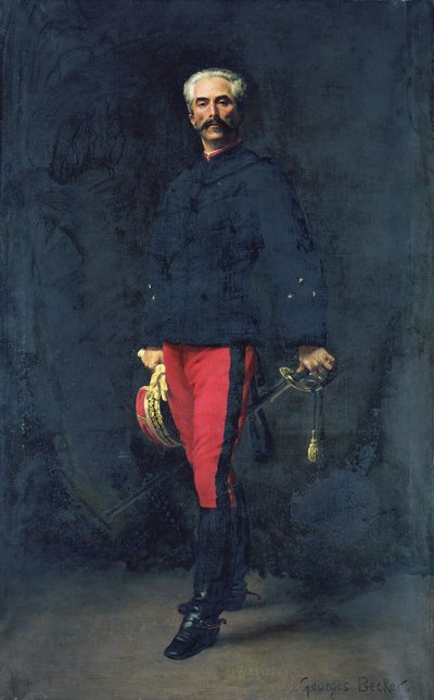 General Gaston Auguste (1830-1909) Marquis de Gallifet by Georges Becker