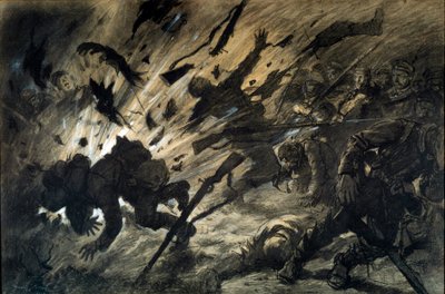 Gece kabuğunun etkisi, Nisan 1915 Georges Scott