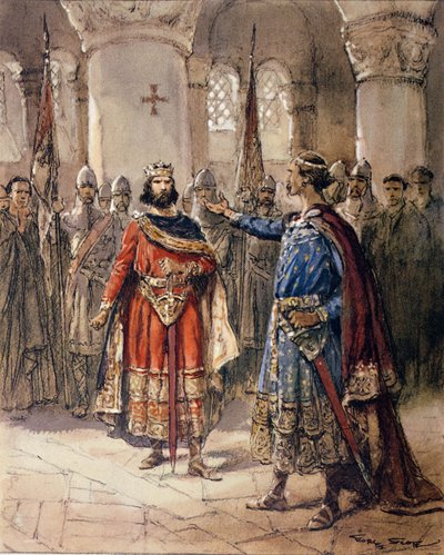 Hugues I Capet (941-996), Fransa Kralı ve Adalbert de Perigord, l
