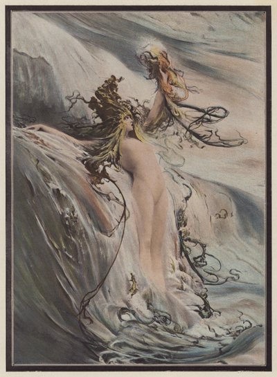 Büyük dalga (renkli taş) by Georges Clairin