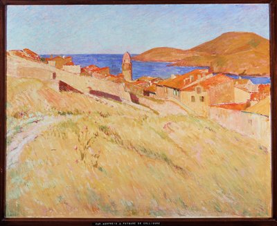 Colliure Çevresinde Manzara (tuval üzerine resim) by Georges Daniel de Monfreid