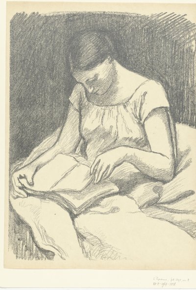 okuyan kadın Liseuse L