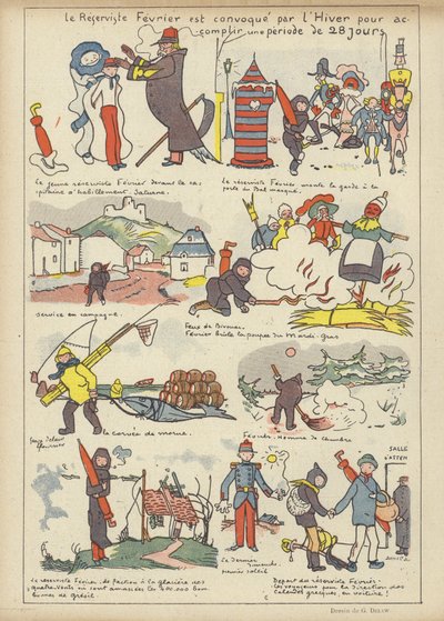 Le Rire için İllüstrasyon by Georges Delaw