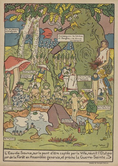 Le Rire için İllüstrasyon by Georges Delaw