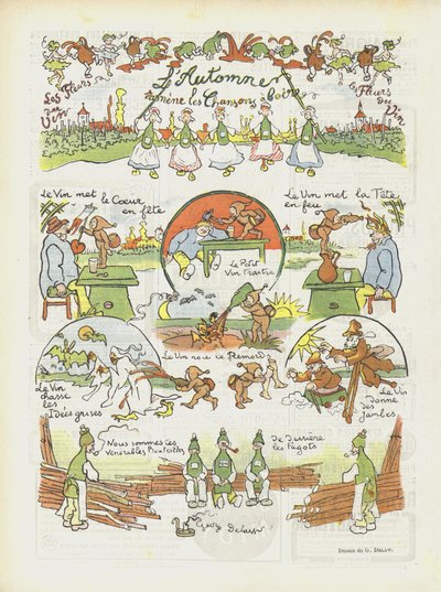 Le Rire için İllüstrasyon by Georges Delaw