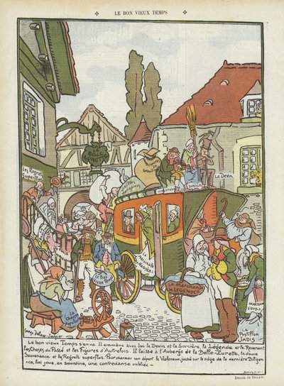 Le Rire için İllüstrasyon by Georges Delaw