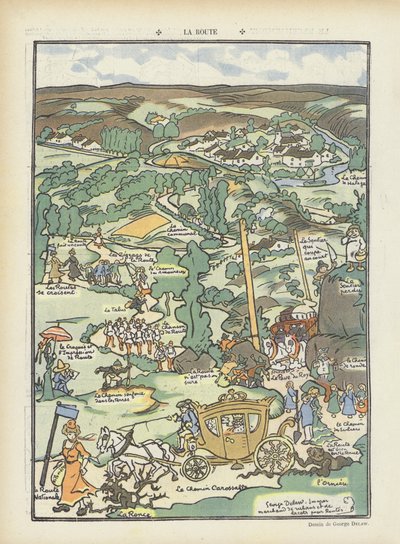 Le Rire için İllüstrasyon by Georges Delaw