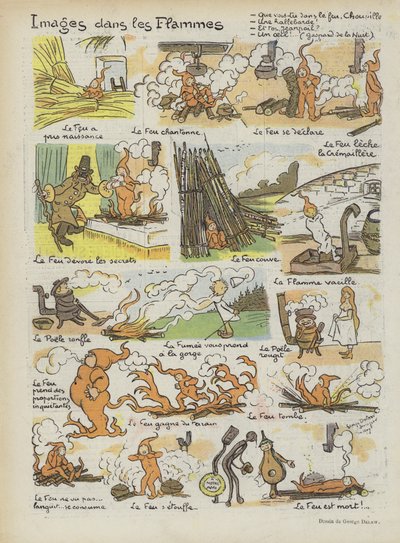 Le Rire için İllüstrasyon by Georges Delaw