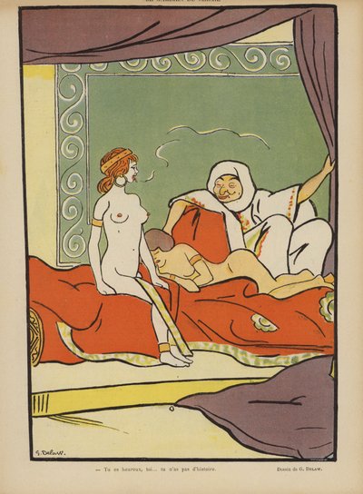 Le Rire için İllüstrasyon by Georges Delaw