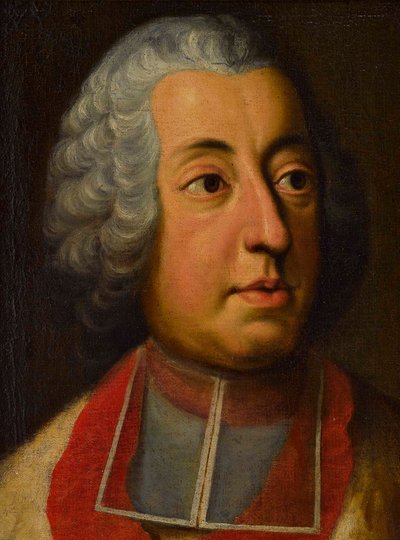 Bavyera Kardinal Johann Theodor (1703-1763) - George Desmarees (1697-1776). Tuval üzerine yağlı boya Ebat : 44x33 cm Özel Koleksiyon by Georges Desmarées