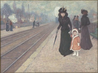 Banliyö İstasyonu, 1896-1897. by Georges Espagnat de