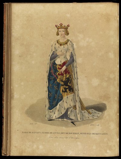 Avesnes Meryemi 1280-1354, 18. yüzyılın sonları. by Georges Jacques Gatine