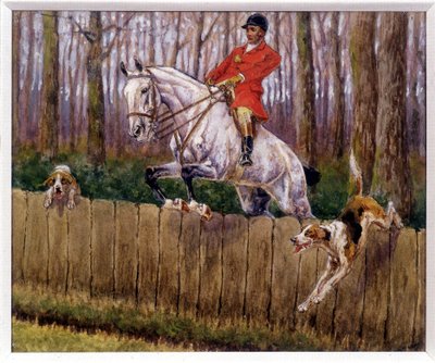 Avcılık - Georges La Roque tarafından 1900 dolaylarında çizim by Georges La Roque