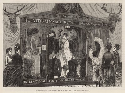 The International Health Exhibition: International fur store  by Georges Labadie Pilotell