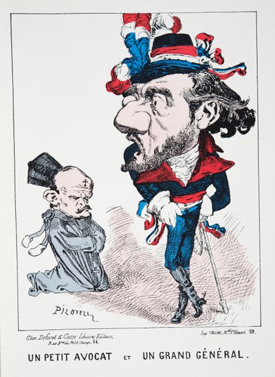Küçük Bir Avukat ve Büyük Bir General, Üçüncü Cumhuriyet Tarihinden, Cilt. I, Siyasi Tarih, yayın 1933 by Georges Labadie Pilotell