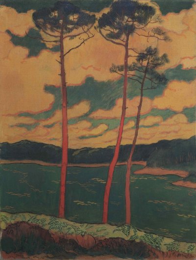 Kızıl Çamlar, 1888. by Georges Lacombe