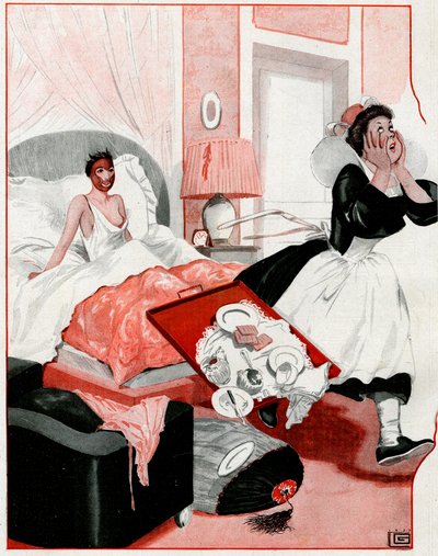 Sözde Güzellik Maskesi ve yeni hizmetçi - Aman Tanrım! - la Vie Parisienne