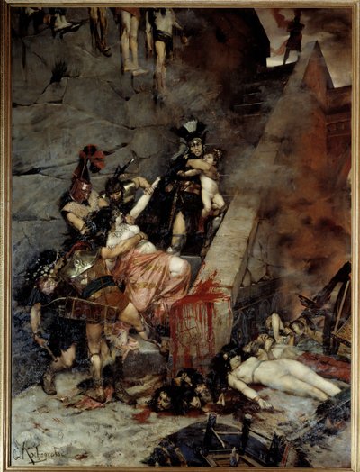 Andromak. Troya alındığında, Pyrrhus, Hector