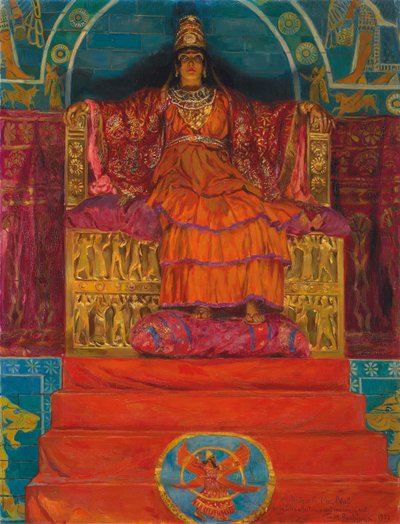 Asur Kraliçesi, 1932 by Georges Marie Rochegrosse