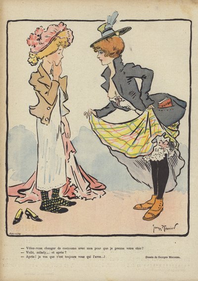 Le Rire için İllüstrasyon by Georges Meunier