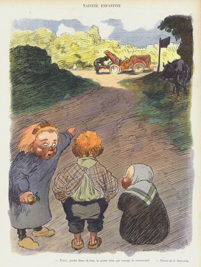Le Rire için İllüstrasyon by Georges Meunier