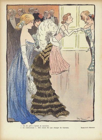 Le Rire için İllüstrasyon by Georges Meunier
