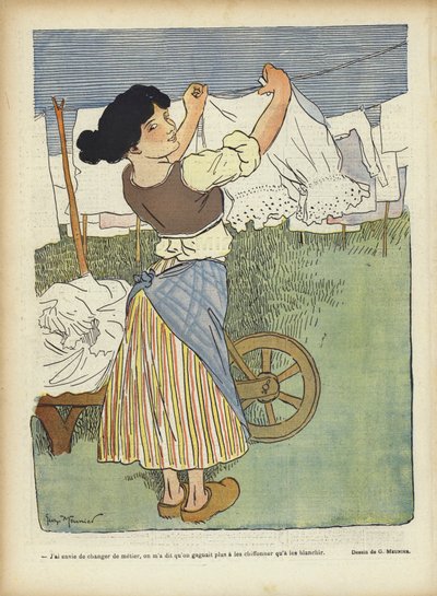 Le Rire için İllüstrasyon by Georges Meunier