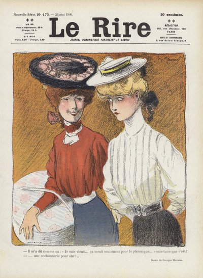 Le Rire için İllüstrasyon by Georges Meunier