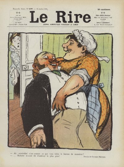 Le Rire için İllüstrasyon by Georges Meunier