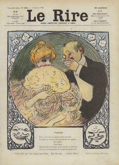 Le Rire için İllüstrasyon by Georges Meunier