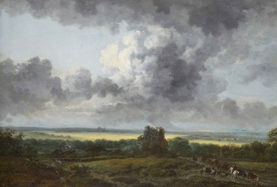 Fransızca: Paysage, environs de Chartres by Georges Michel