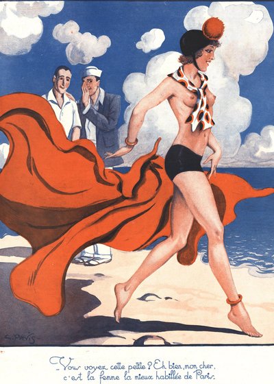 'Gülümseme'den İllüstrasyon by Georges Pavis