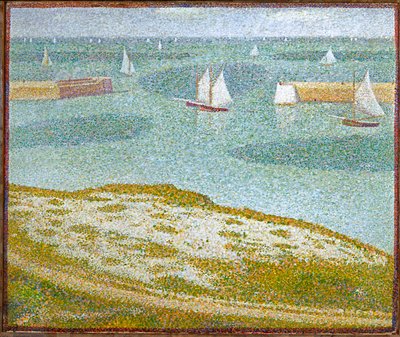 Limana Giriş (tuval üzerine yağlıboya) by Georges Pierre Seurat