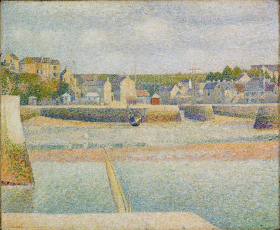 Port-en-Bessin: Dış Liman (Düşük Gelgit) by Georges Pierre Seurat