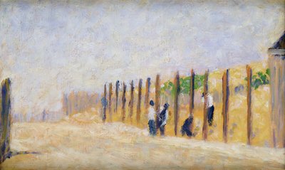 Kutupları İtme, c.1882 by Georges Pierre Seurat