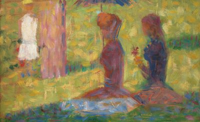 La Grande Jatte için Figürlerin İncelenmesi, 18841885. by Georges Pierre Seurat