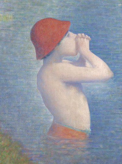 Asnières'te Yıkananlardan Detay, 1884 by Georges Seurat