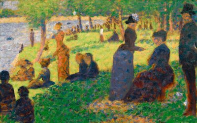 büyük kase by Georges Seurat