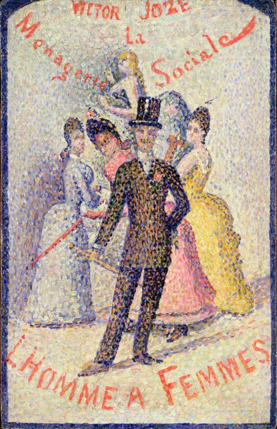bayanlar adam by Georges Seurat