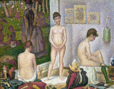 Kurulumcular (küçük versiyon) by Georges Seurat