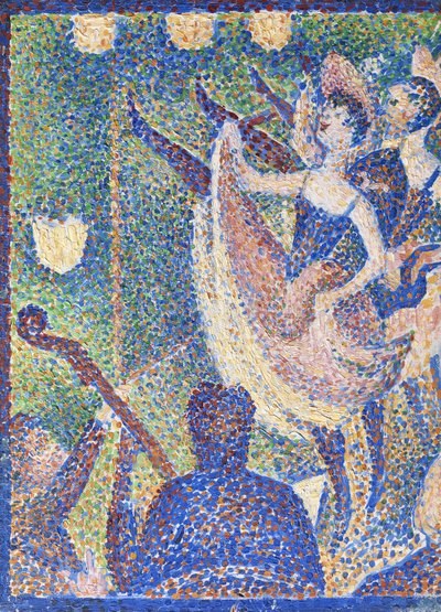 The Chahut için Çalışma, c.1889 (panel) by Georges Seurat