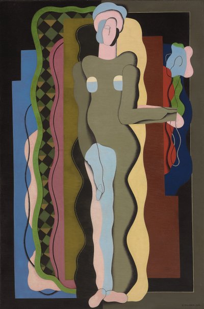Çiçek ile Çıplak; Hiçbir şey, 1928 by Georges Valmier