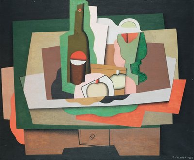 Bir Masada Natürmort; Masada Natürmort, 1925 by Georges Valmier