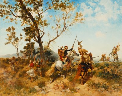 Bir Arap Hawking Partisi, 1907 by Georges Washington