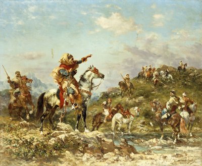 At Sırtında Arap Savaşçıları, by Georges Washington