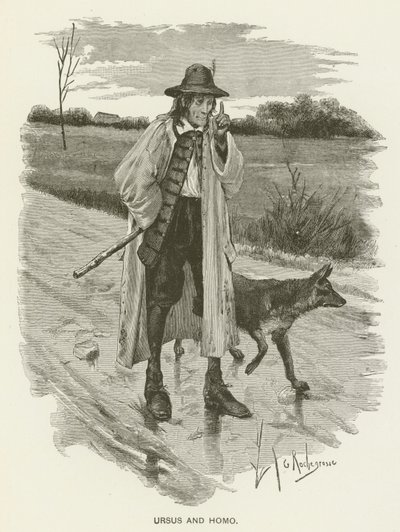Ursus ve Homo by Georges after Rochegrosse